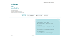 Desktop Screenshot of pediatre-vevey.ch